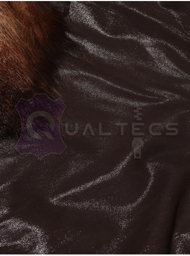 Мех дубленочный Тоскана Kit | Цвет: Коричневый Ice Nubuck