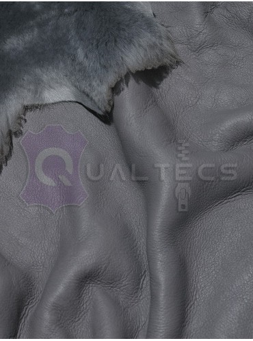 Мех дубленочный Овчина Merino | Цвет: Серый