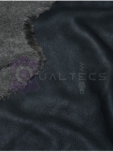 Мех дубленочный Овчина Merino | Цвет: Черный Brisa