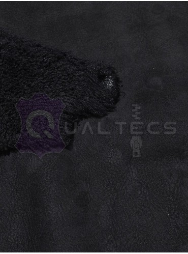 Мех дубленочный Овчина Merino | Цвет: Черный 58